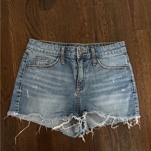 Universal Thread Blue Jean Shorts Distressed Cut-Off